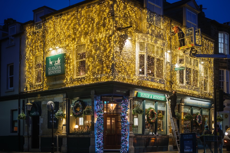 Sleigh and Reindeer exterior