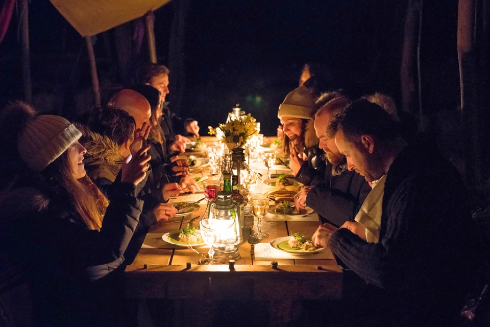 Outdoor Dining Events Yorkshire - Fire & Dine - Yorkshire Gourmet - Swillington Organic Farm Leeds