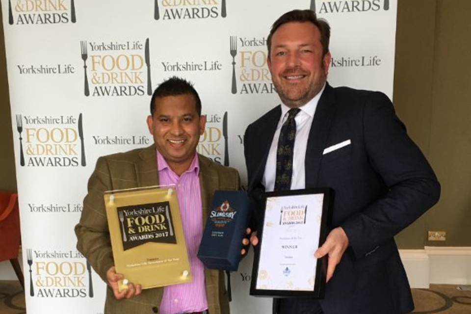 Tapasya@Marina Hull Yorkshire Life Food & Drink Award