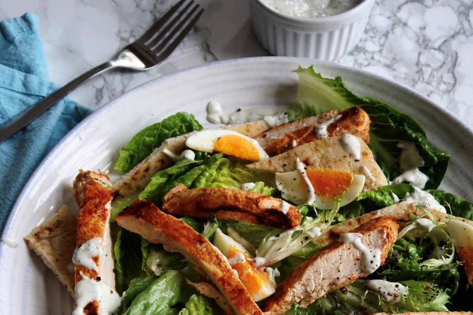 Tandoori Chicken Caesar Salad Recipe