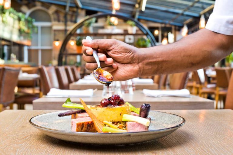 The Refectory Kitchen York duck cherries