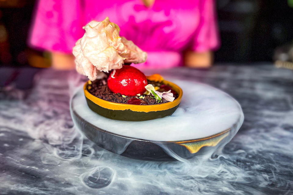 Tattu Leeds review - Cherry Blossom Dessert