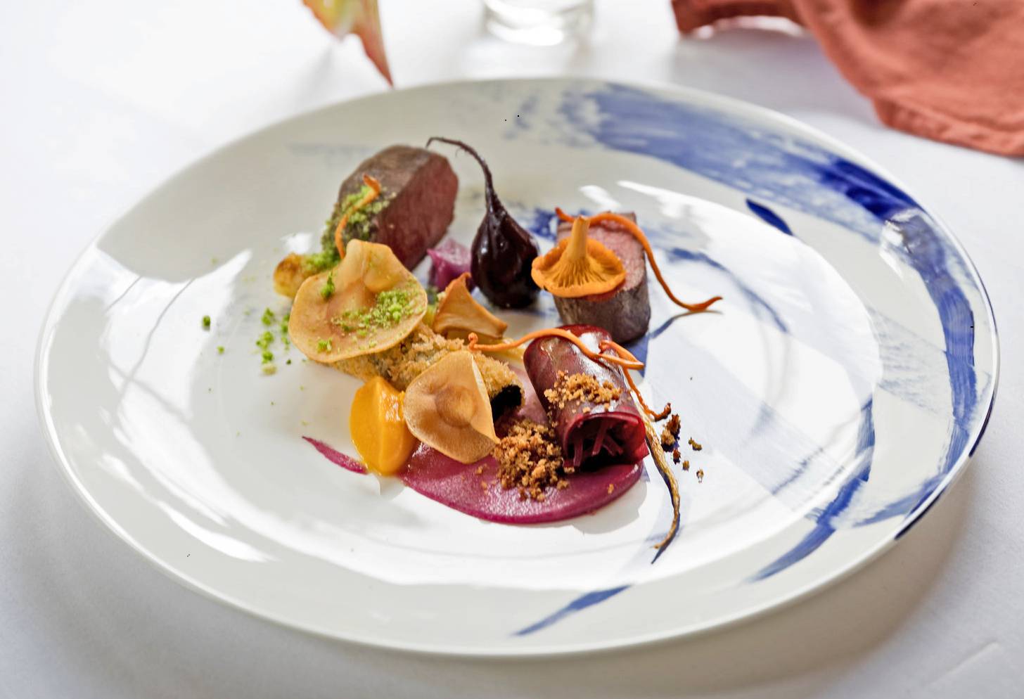 Tickton Grange Cured pigeon, beetroot and blackberry