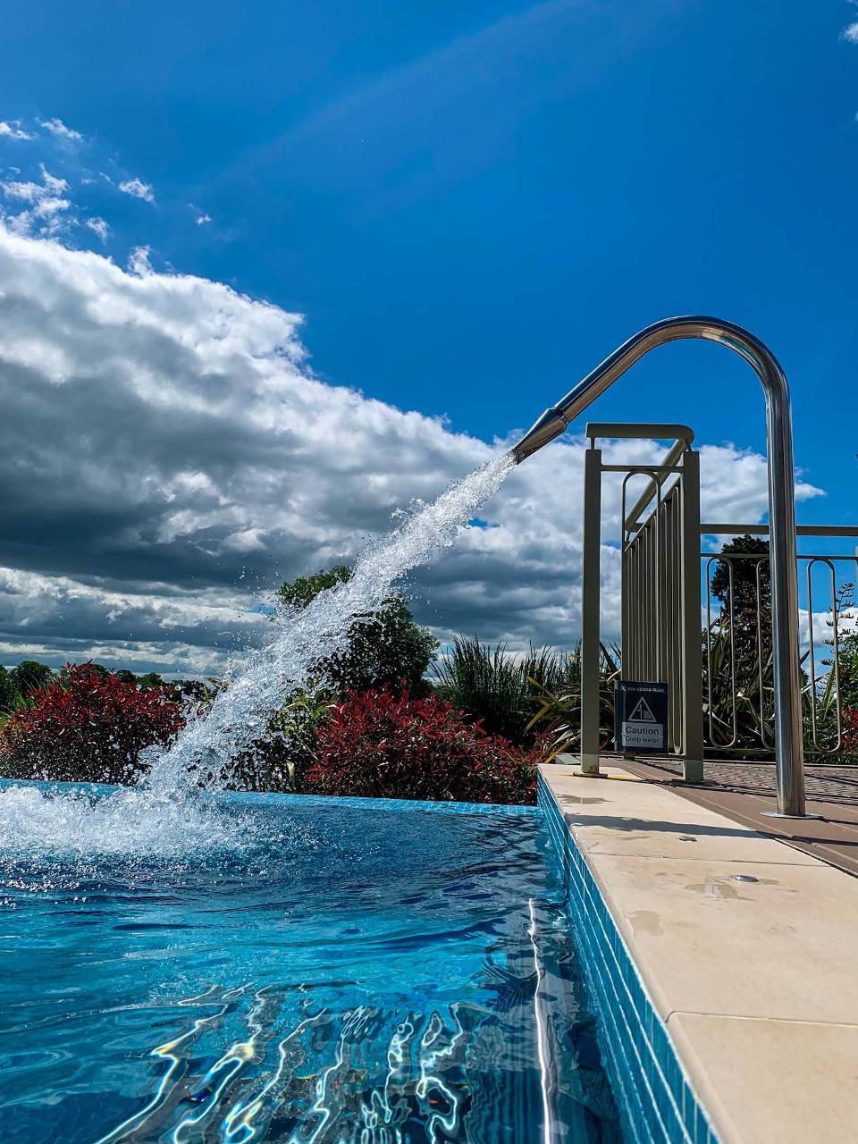 Rockliffe Spa Garden in Pool Shot