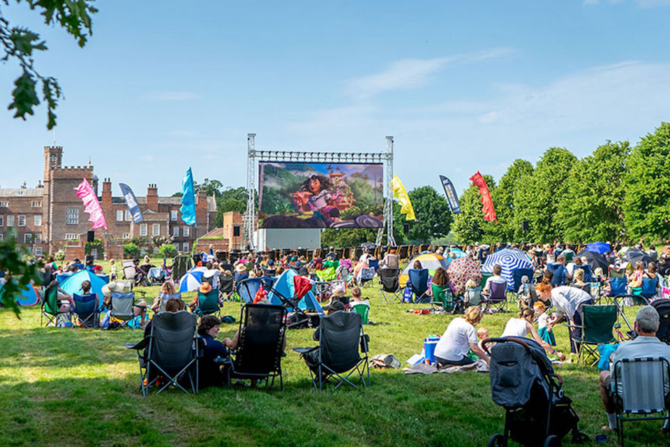 Burton Constable open air cinema - August Bank Holiday Events