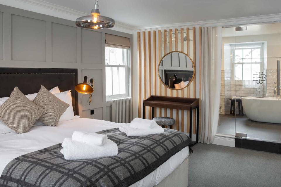 Black Bull in Sedbergh boutique hotel in yorkshire bedroom