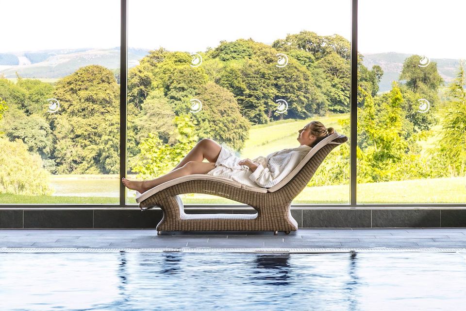 Coniston Spa Skipton - Lady next to indoor pool