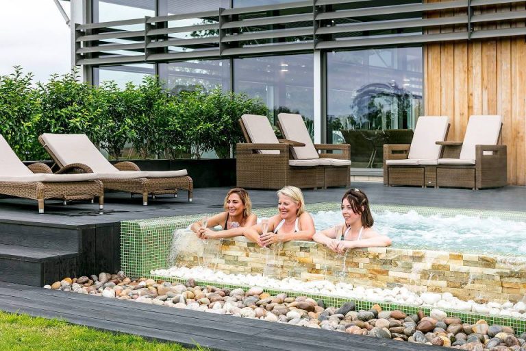 Coniston Spa offer ladies in outdoor pool - Mother's Day gift guide