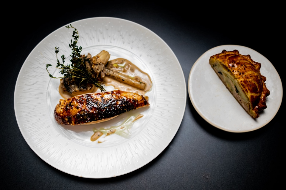 The Owl Leeds chicken main dish, serving the guinea pig menu this February 