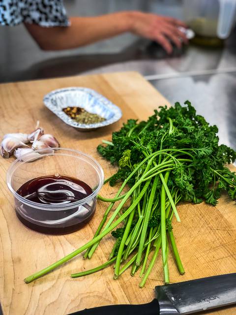 School of Artisan Food Chimichurri Ingredients