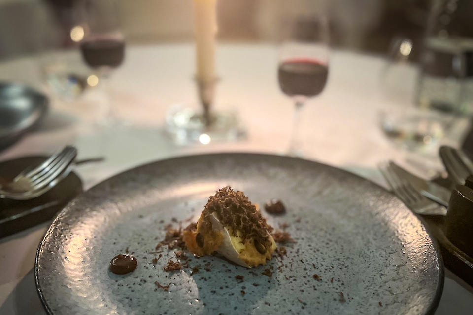 Goldsborough Hall Harrogate Review cheese and truffle course