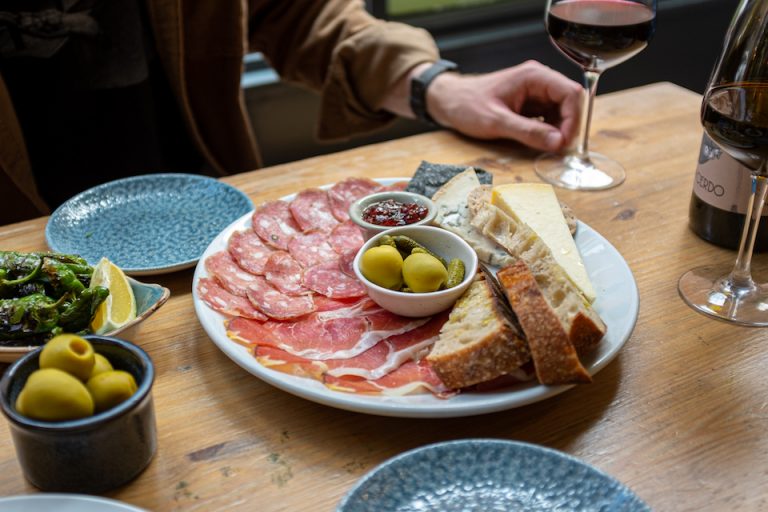Friends of Ham Leeds offer - meat and cheese platter
