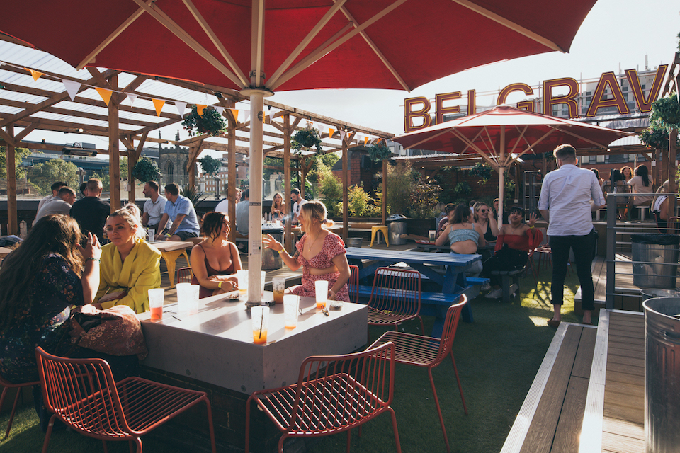 Belgrave Leeds rooftop terrace