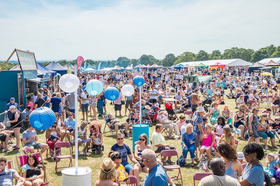 North Leeds Food Festival summer crowd landscape