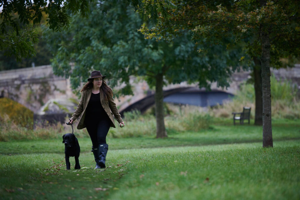 Devonshire Arms Bolton Abbey guest dog walking landscape