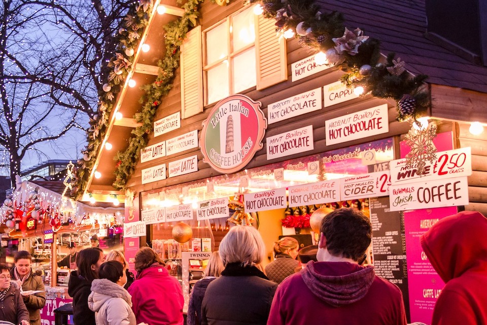 Knaresborough Christmas Fayre traditional stall