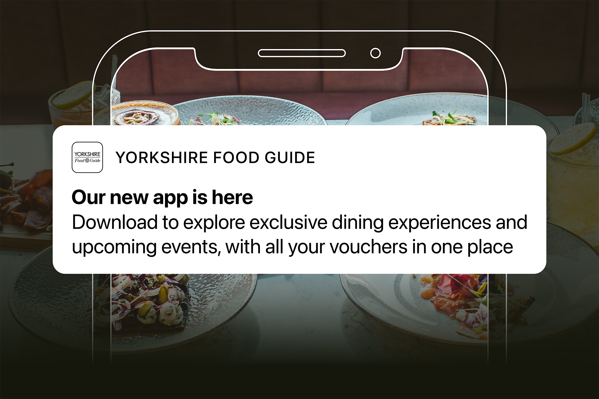 Yorkshire Food Guide App news header