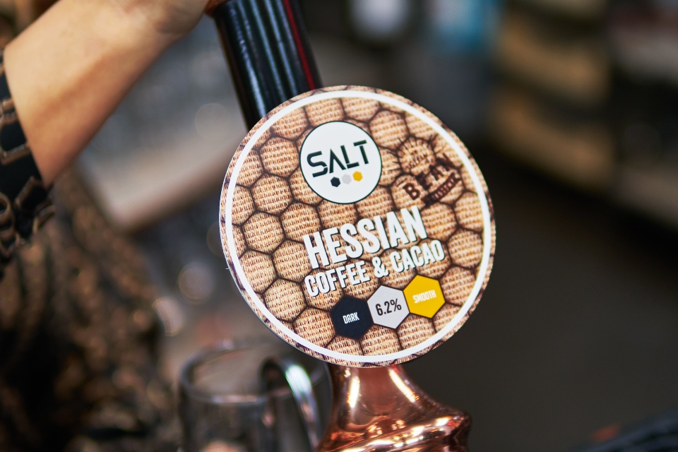 SALT Sheffield Hessian cask