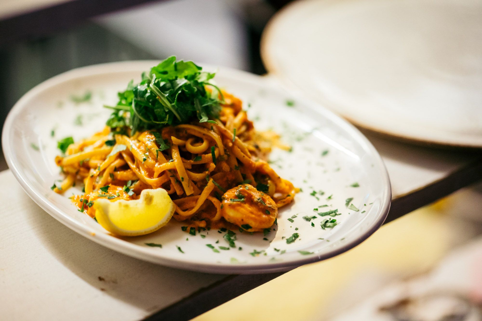 Italian Restaurants in York - Marzano Italian Restaurant and Grill Linguine Gamberoni 