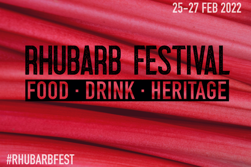 Rhubarb Festival 2022 poster