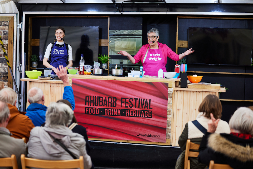Wakefield Rhubarb Festival live chef demos