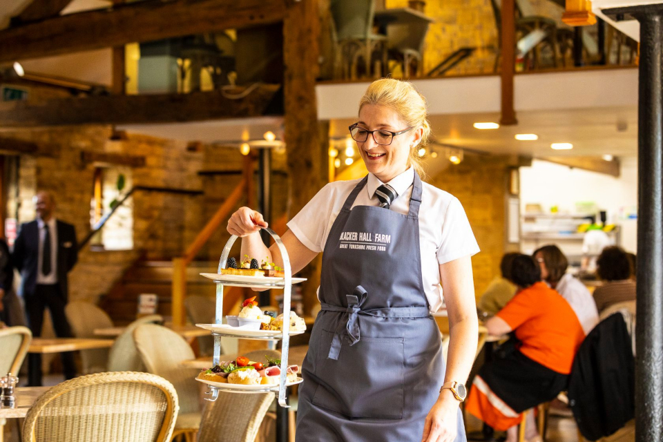 Blacker Hall Farm Shop Cafe in Wakefield