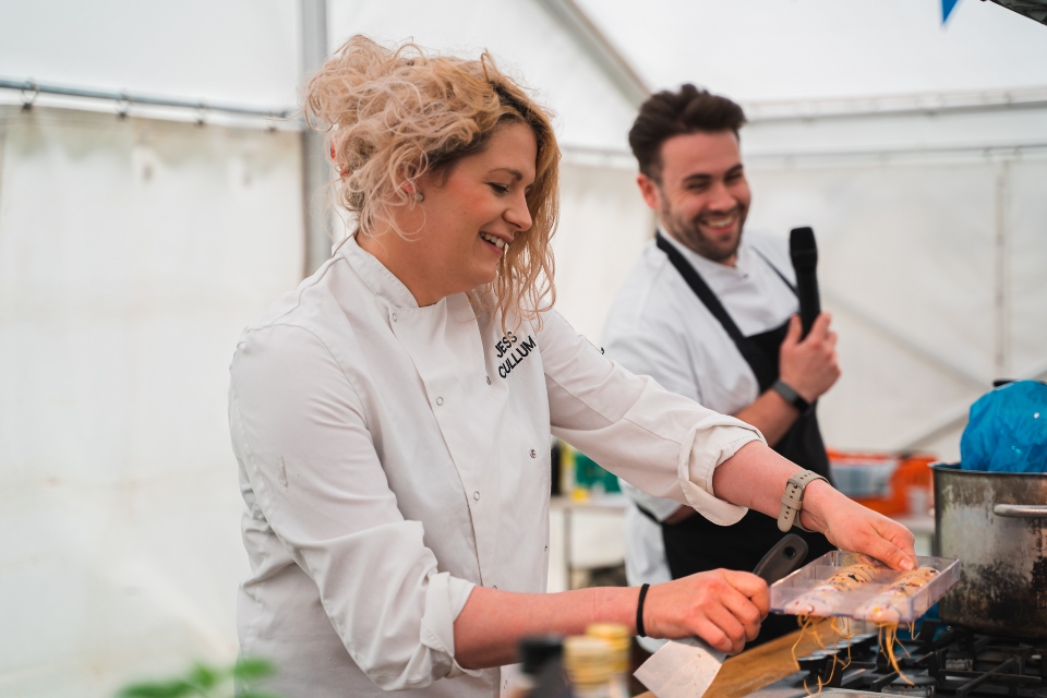 North Yorkshire Food and Drink Festival chef demo