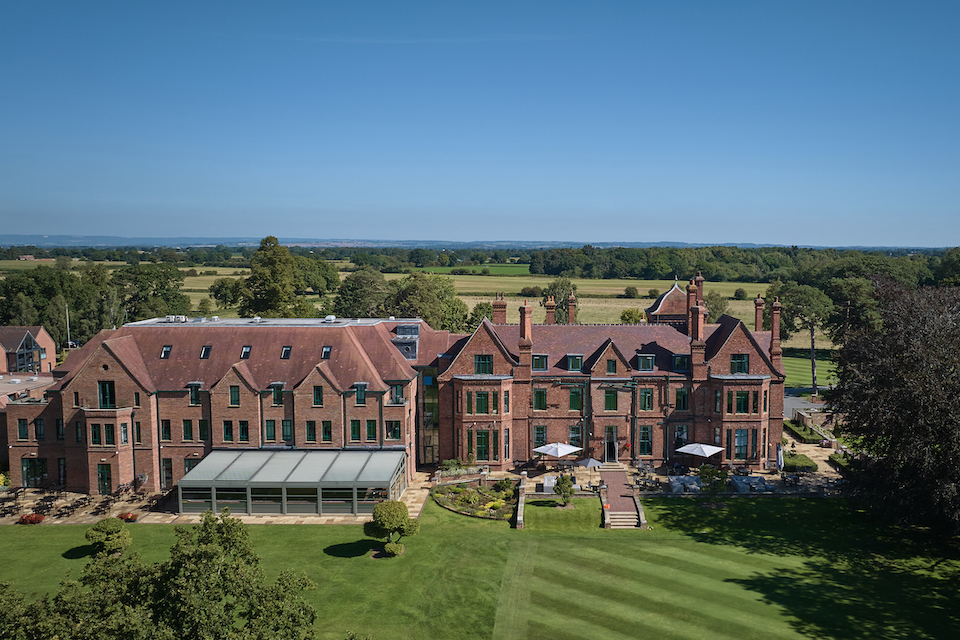 Aldwark Manor Sunday Lunch - Aerial external