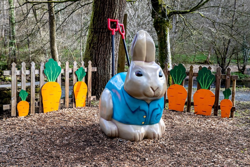 Easter Bunny at Bolton Abbey - Easter events in Yorkshire