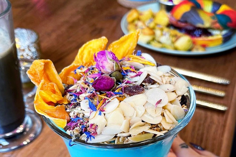 Plush cafe granola bowl - bottomless brunch in York