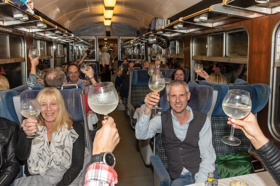 Gin Train carriage - May bank holiday events