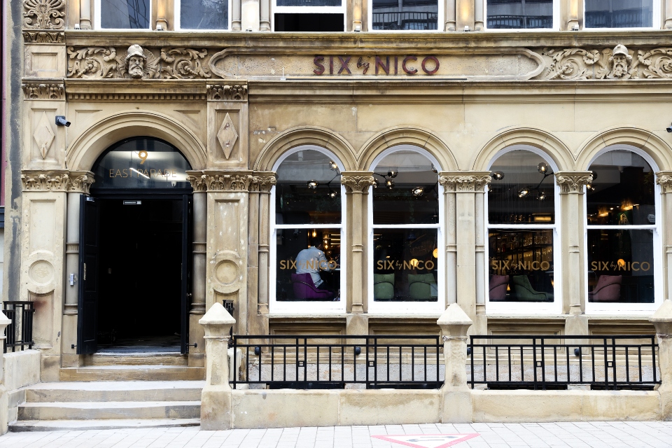 Six by Nico Leeds restaurant exterior