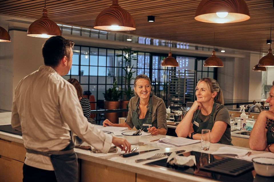 The Grand Cookery School class interior