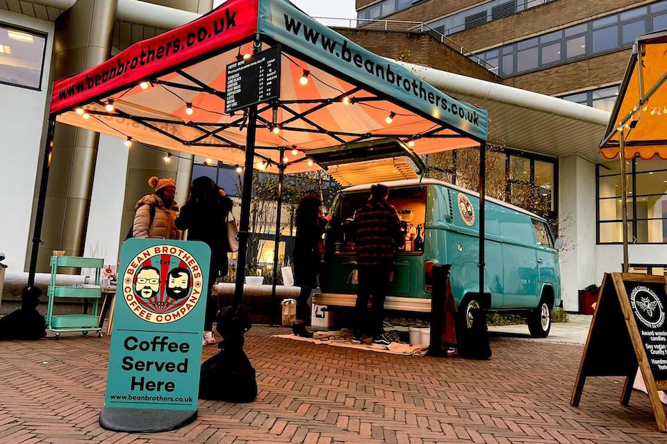 Bean Brothers Coffee Huddersfeast Night Market - Things to do in Yorkshire this weekend