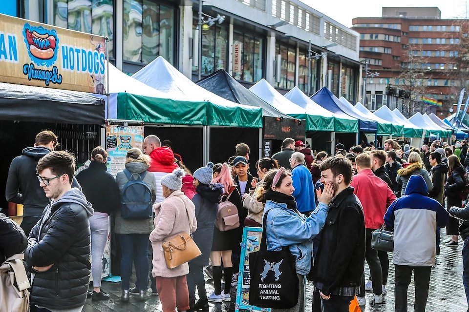 Sheffield Vegan Market - Things to do in Yorkshire this weekend - best food cities in UK