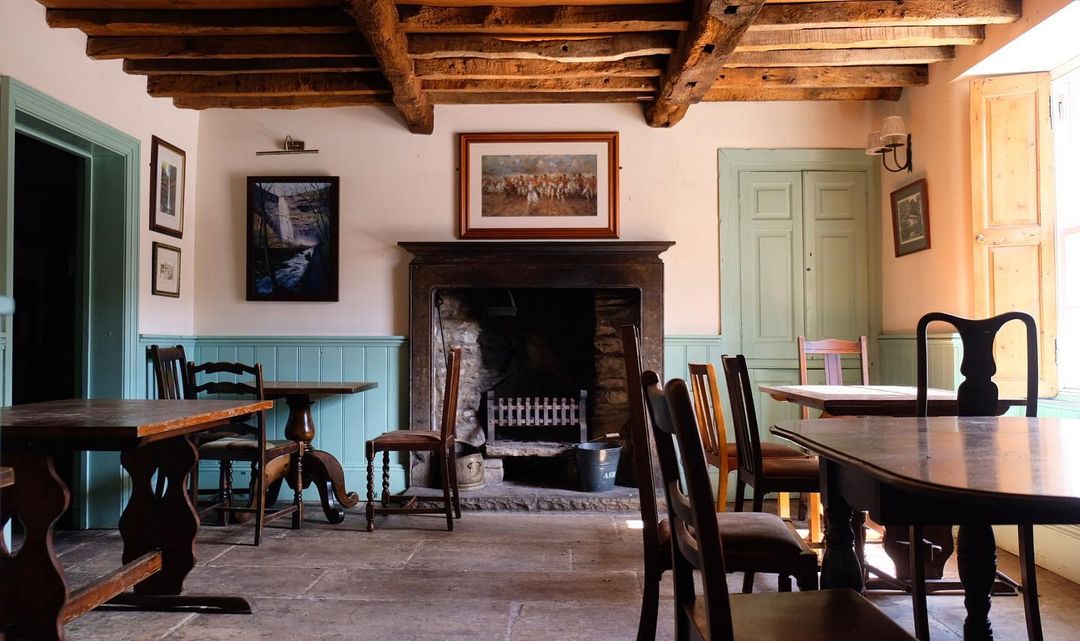 The Green Dragon Inn Hardraw Interior Fireplace