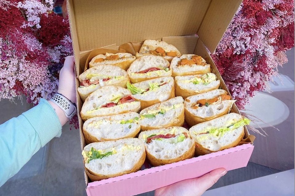 Pom Kitchen vegan sandwiches - vegan restaurants in Sheffield