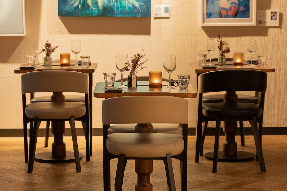 The Collective restaurant interior - fine dining