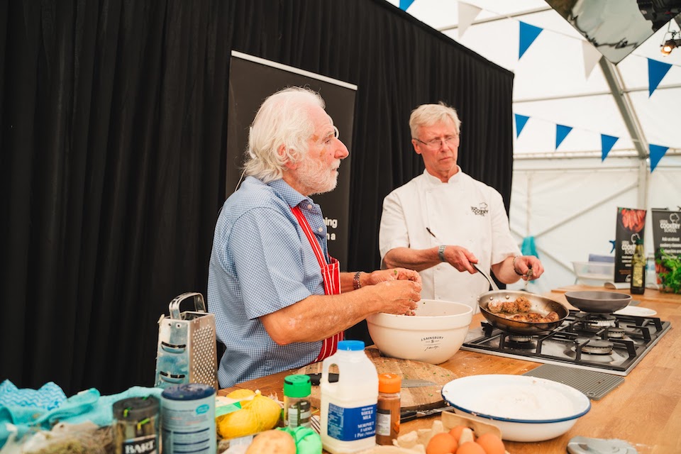 Leeds Cookery School live chef demo