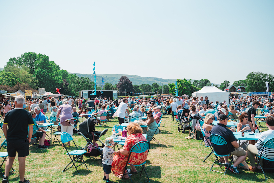 Ilkley Food and Drink Festival - crowd
