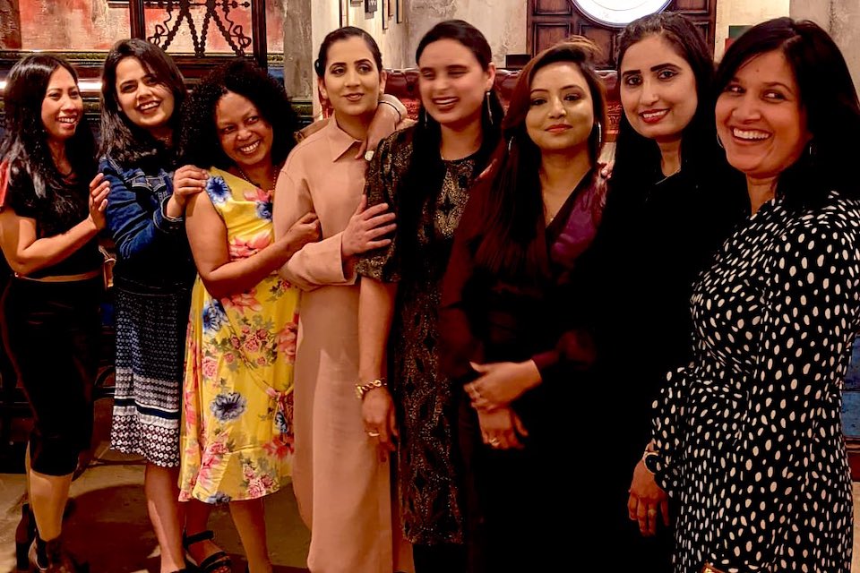 the all-female team from manjit's kitchen restaurant leeds