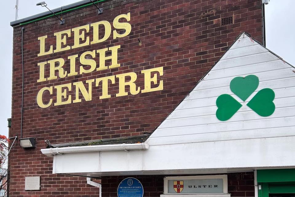 Leeds Irish centre best guinness in Leeds 