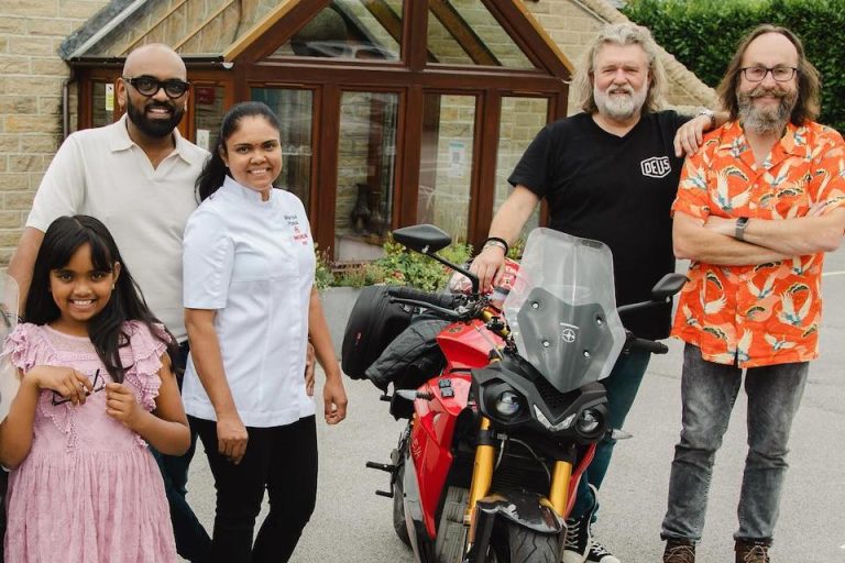 Prashad Bradford with Hairy Bikers