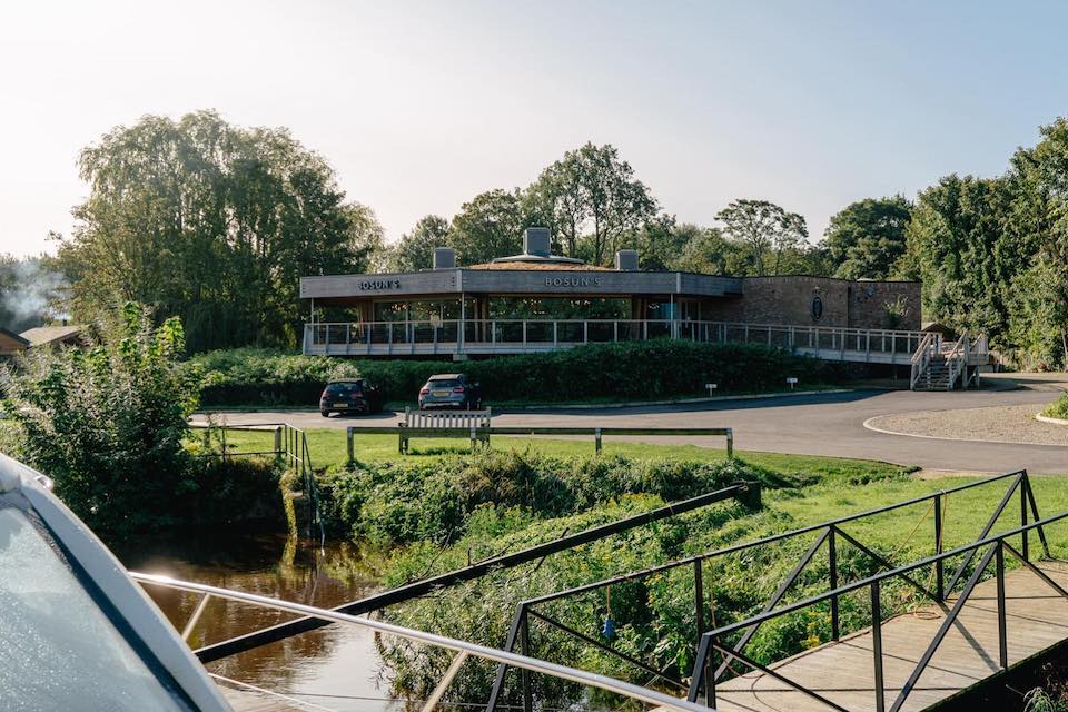 Bosuns York restaurant exterior by River Ouse