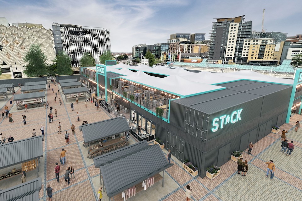 Kirkgate Market STACK Leeds CGI