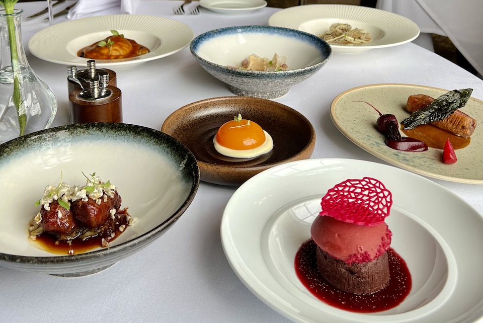Wood Hall Hotel & Spa Review - 7 course Tasting Menu