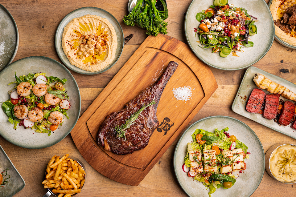 Award winning Turkish restaurant Ecti Mehmet Leeds overhead shot of dishes