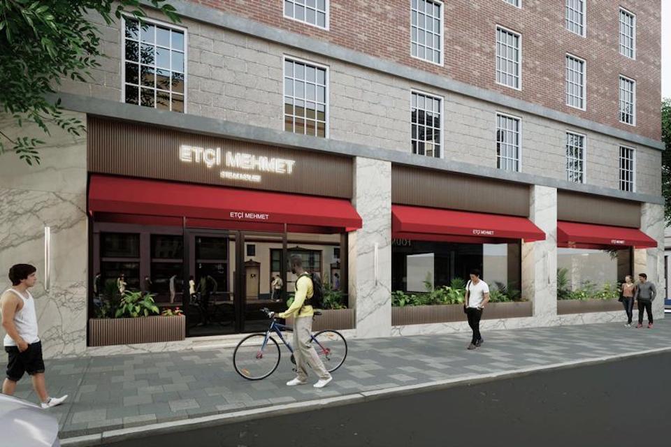 Ecti Mehmet Leeds will open on Eastgate this summer - CGI of restaurant exterior