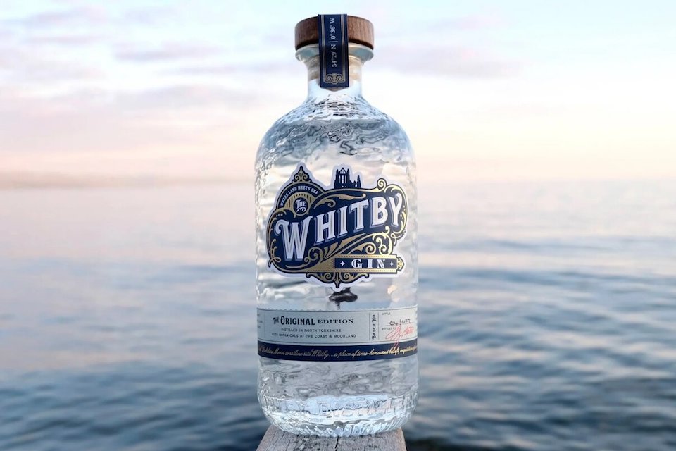 Whitby Gin bottle of original gin