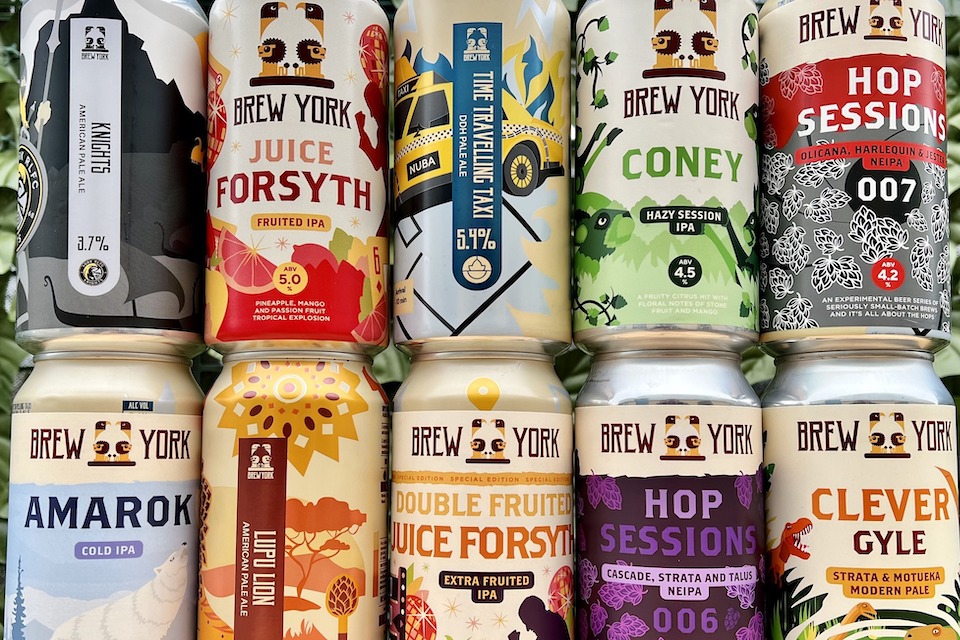 Brew York canned beers